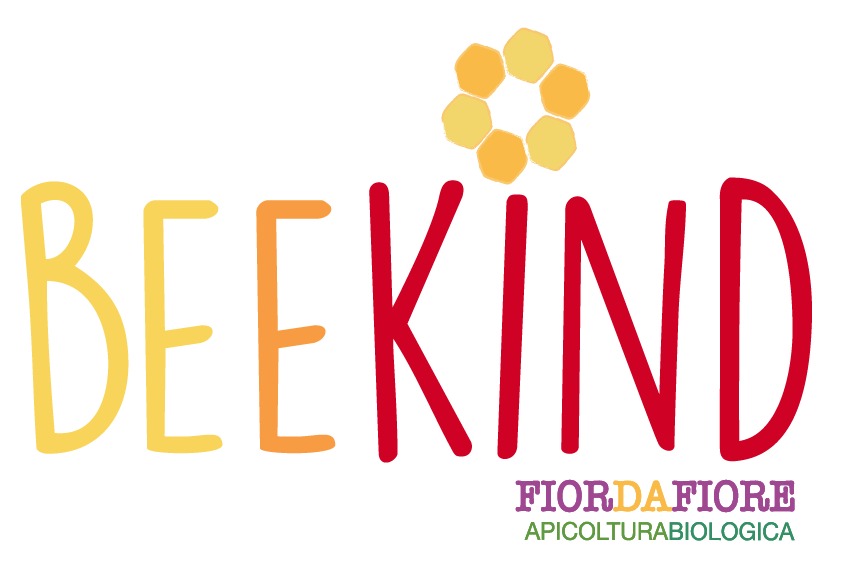 Logo BeeKind gentile con le api